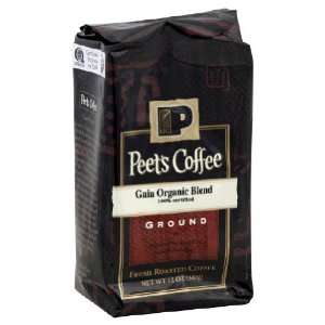 Peets Coffee, Coffee Ground Gaia Blend, 12 Ounce (6 Pack)  