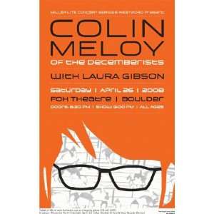  Colin Meloy Decemberists Boulder 2008 Concert Poster