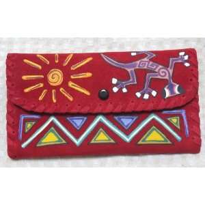  Handmade Suede Wallet From Ecuador 