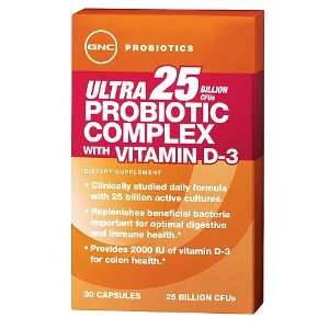   Ultra Probiotic Complex 25 with Vitamin D 3