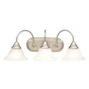  Kichler Lighting 10609NI Telford 3 Light Bathroom Lights 