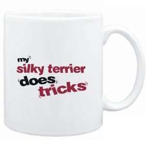    Mug White  MY Silky Terrier DOES TRICKS  Dogs