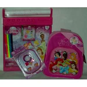  Disney Princess Coloring Activity Backpack & Doodle Desk 