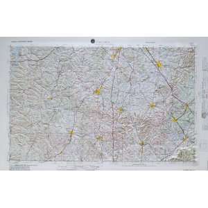 American Educational NI162 FB Columbia Tennessee Map with Black 