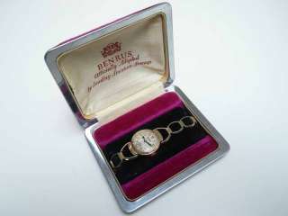 1930s Mint BENRUS [USA] Vintage Watch; HW Cal. 51538; All Original 