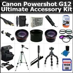   3pc High Res Filter Kit + More For Canon Powershot G12