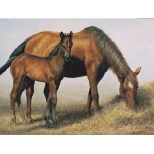  Mare Foal Poster Print