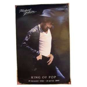    Michael Jackson Poster King Of Pop Commercial 