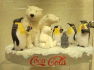 Boyds Bears Coca Cola Collection; Polar Bear and Penguin  