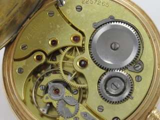 Beautiful Antique ZENITH 14k Solid Gold Pocket Watch  