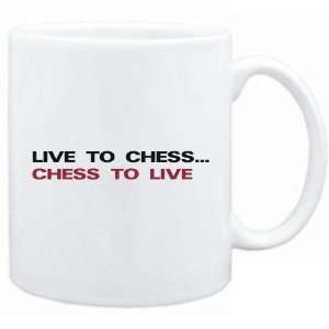  New  Live To Chess , Chess To Live  Mug Sports