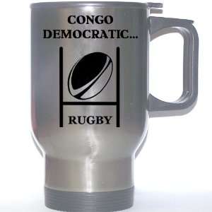  Congolese Rugby Stainless Steel Mug   Congo Democratic 