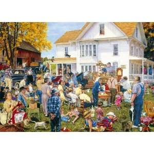   Gibsons Puzzle   Farmhouse Auction (1000 pieces) [Toy] Toys & Games