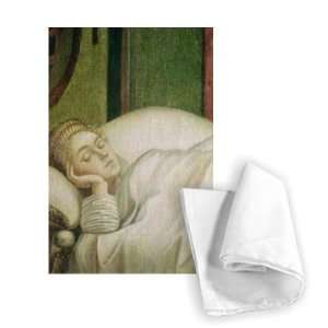  Dream of St. Ursula, 1495 (tempera on   Tea Towel 100% 
