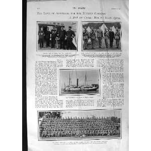  1900 WAR AFRICA CLARE PROTECTOR SHIP CARRINGTON OREGON 