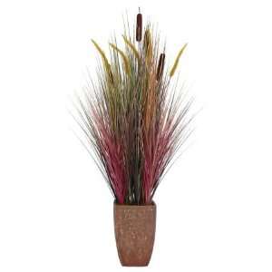 Laura Ashley Realistic Silk Contemporary Onion Grass Plant with 