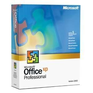  Microsoft Office XP Professional (2002 Version 