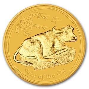  2009 1/4 oz Gold Lunar Year of the Ox (Series 2 