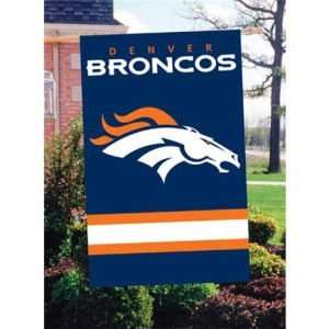  Denver Broncos APPLIQUE HOUSE FLAG