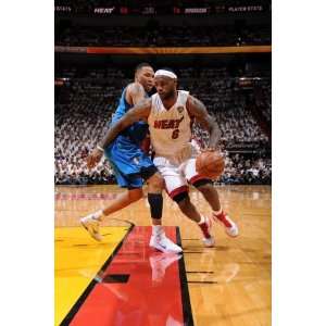   FL   June 12 LeBron James and Shawn Marion by Andrew Bernstein, 48x72