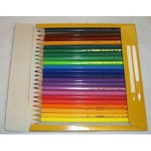   Colored Pencils, Sharpened in Cardboard Box, 24 Pack