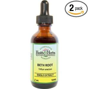 Alternative Health & Herbs Remedies Beth Root, 1 Ounce Bottle (Pack of 