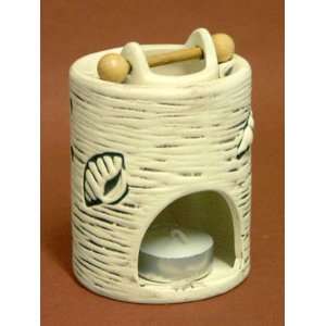  SHANTI Ceramic Oil Burner with Shell Design