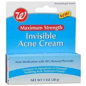   Invisible Acne Cream Maximum, 1 oz Beauty