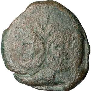   225BC Roman Republic Authentic Ancient Coin JANUS & SHIP Rare & HEAVY