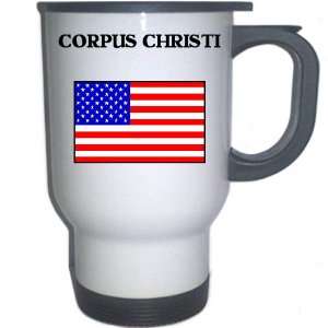  US Flag   Corpus Christi, Texas (TX) White Stainless Steel 