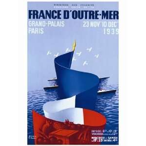 France Doutre Mer by Paul Colin 18x24 