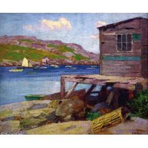     24 x 20 inches   Lobster Shacks, Monhegan Is