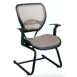   ® Seat and Back Visitors Chair with Adjustable Angled Arms And Sled