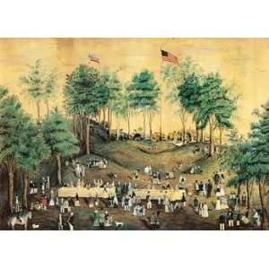  Fourth Of July Picnic Weymouth Landin (C    Print