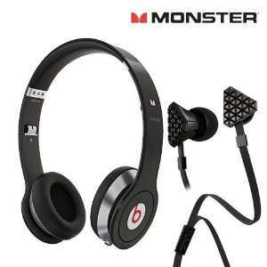  Genuine Monster His & Hers Black Dre Solo Headphones and 