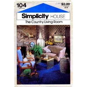  Simplicity House 104 Home Decor Pattern Country Living 