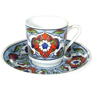Coffee Cups and Saucers (6 Piece Set)