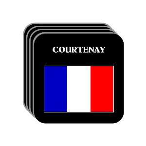  France   COURTENAY Set of 4 Mini Mousepad Coasters 