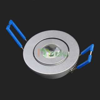 1W Cool White LED Recessed Ceiling Light DownLight Cabinet High Power 