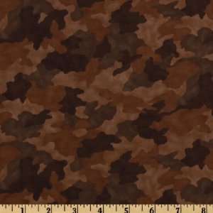   Camouflage Dirt Brown Fabric By The Yard Arts, Crafts & Sewing
