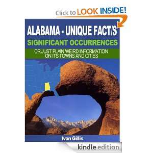 ALABAMA  UNIQUE FACT/S, SIGNIFICANT OCCURRENCES, OR JUST PLAIN WEIRD 