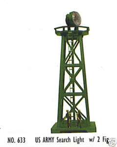 HO US ARMY LIGHTED SEARCHLIGHT TOWER 633  