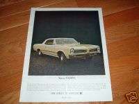 1966 Pontiac Tempest Custom Convertible Ad  