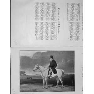    1905 Antique Portrait William Worley Hampton Horse