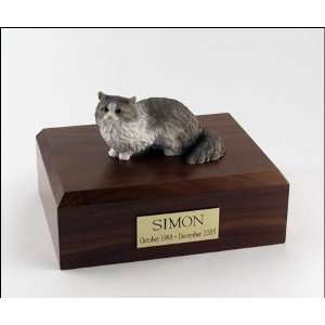  305 Angora, Gray Cat Cremation Urn
