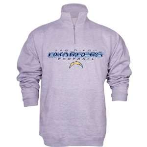  NFL San Diego Chargers Big & Tall Icon Quarter Zip Crew 