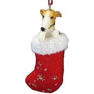  Greyhound Ornament (Tan)