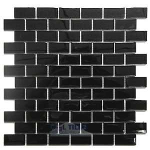  Dimensions black 1 x 2 brick mesh mounted sheets
