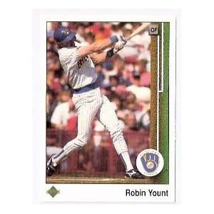  1989 Upper Deck #285 Robin Yount   Milwaukee Brewers [Misc 
