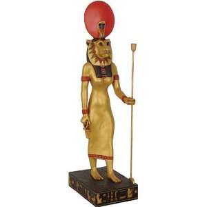  Egyptian Sekhmet Standing, 14.5H Statue Sculpture